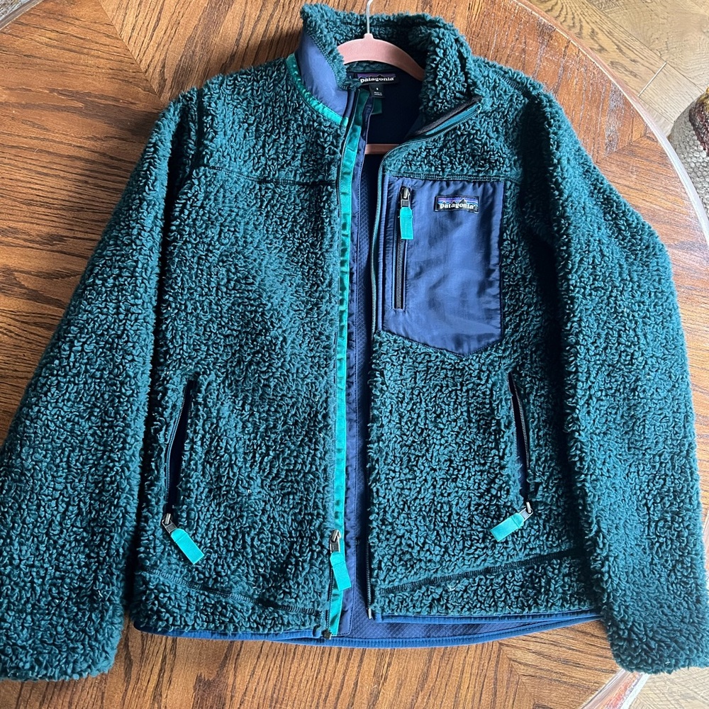 Classic Retro-X Fleece Jacket in Borealis Green